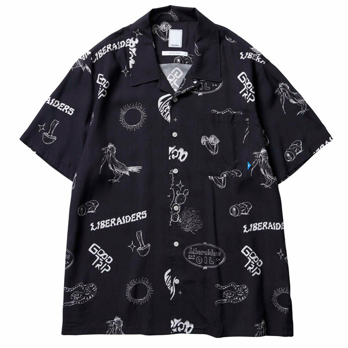 【30%OFF】Liberaiders HIGH DESERT RAYON SHIRT (Black)