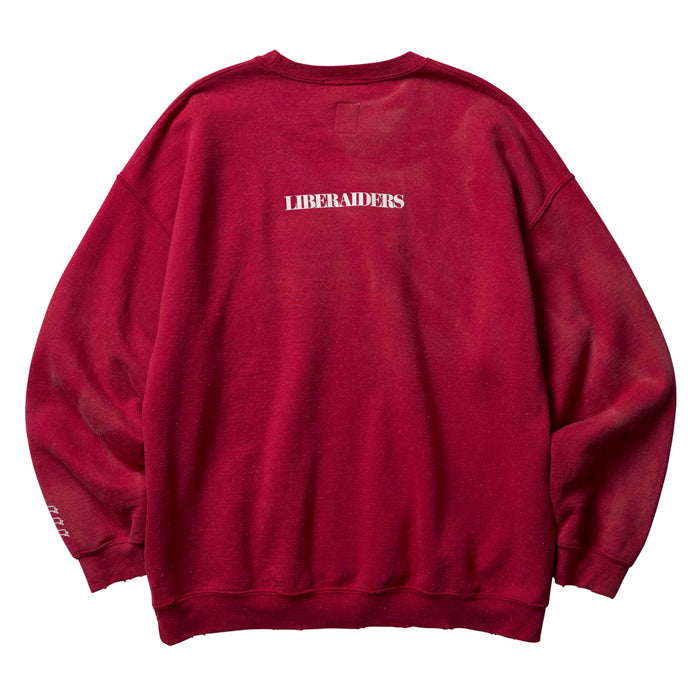 【 Liberaiders®︎】VINTAGE WASH CREWNECK Liberaiders 】VINTAGE WASH CREWNECK - DOGDAYS / UNDERPASS STORE