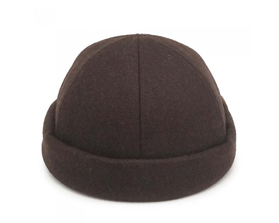 THE.H.W.DOG&CO Roll Cap Melton(Brown)