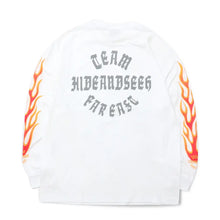 Load image into Gallery viewer, Hide and Seek Flame L/S Tee(WHT)

