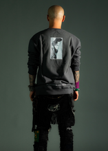 Load image into Gallery viewer, D / Hill Charcoal Grey &quot;WINGED VICTORY&quot; NIKE OF SAMOTHRACE SWAATSHIRT
