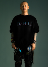 Load image into Gallery viewer, D / Hill Black &quot;August Frogs&quot; SWEATER SHIRT
