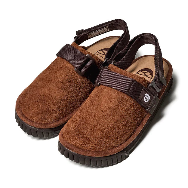 Shaka SNUG CLOG HAIRY SUED (Brown) – BASE L.H.P