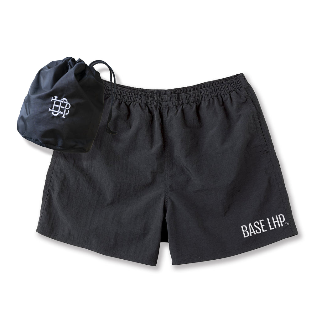 BASE LHP Original Nylon Shorts (Black)