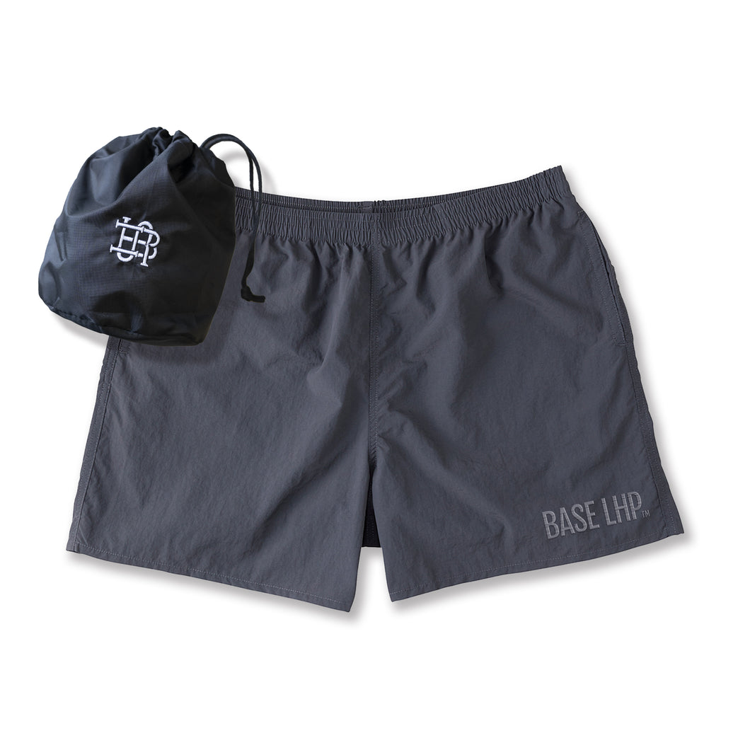 BASE LHP Original Nylon Shorts (Gray)