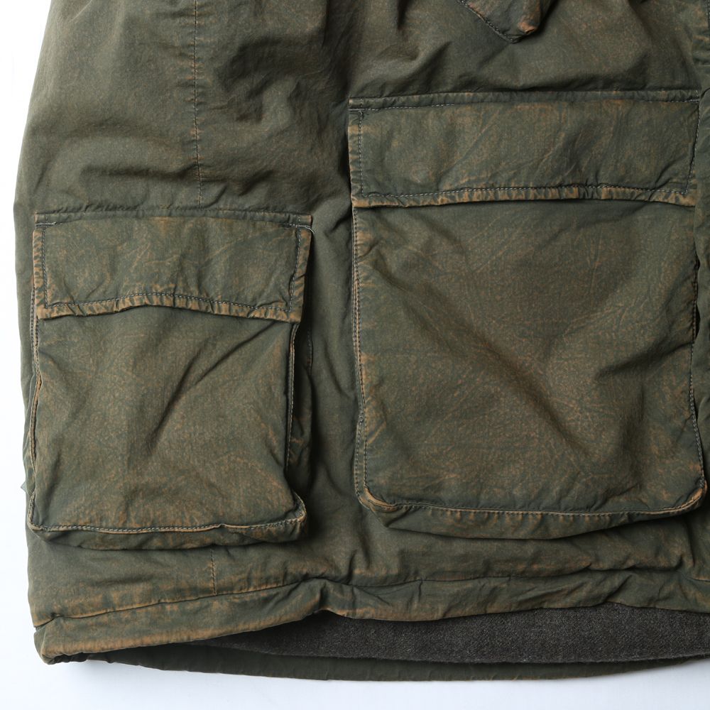 BASE L.H.P / CHEMICALWASHED XPEDITION JACKET(OLIVE)