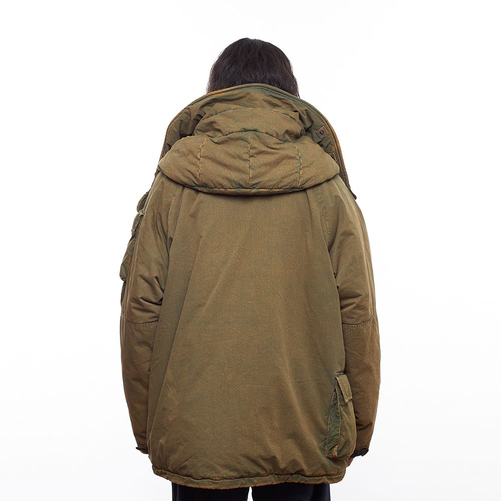 BASE L.H.P / CHEMICALWASHED XPEDITION JACKET(OLIVE)