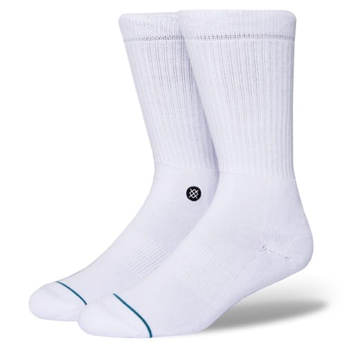 Stance Socks Icon (White)
