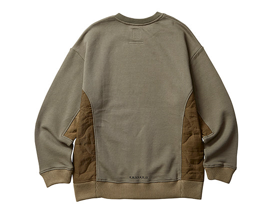 Liberaiders Side Quilted Sweat Shirt (OLIVE)